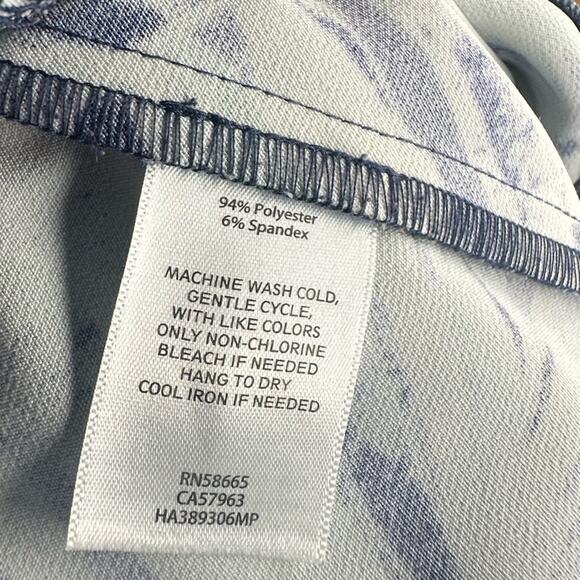 Halogen Tropical Palm Print Bomber Jacket – Blue, Green & Yellow - Picture 5 of 7